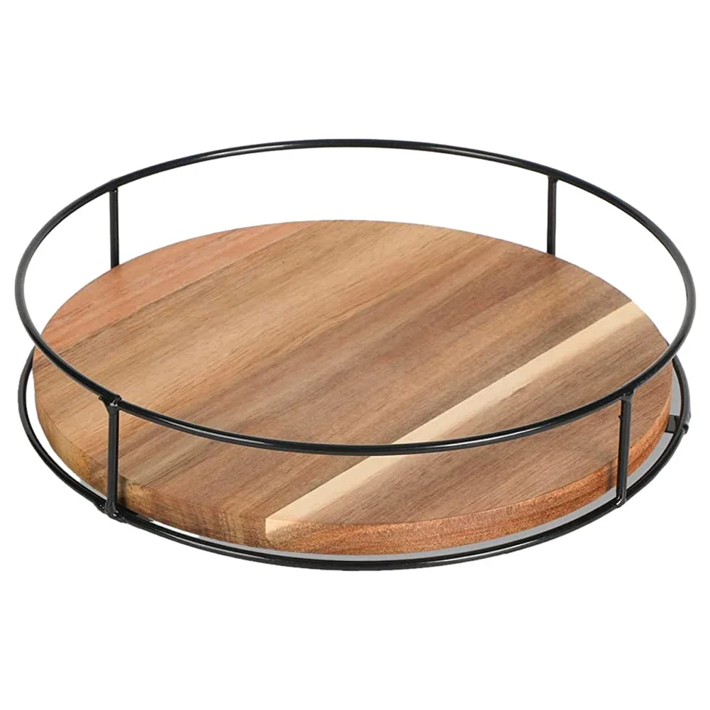 

Деревянный вращающийся поднос Lazy Susan