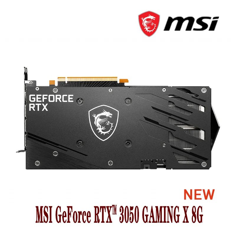 MSI GeForce RTX™3050 игровой X 8G поддержка AMD Intel CPU LHR Новый |