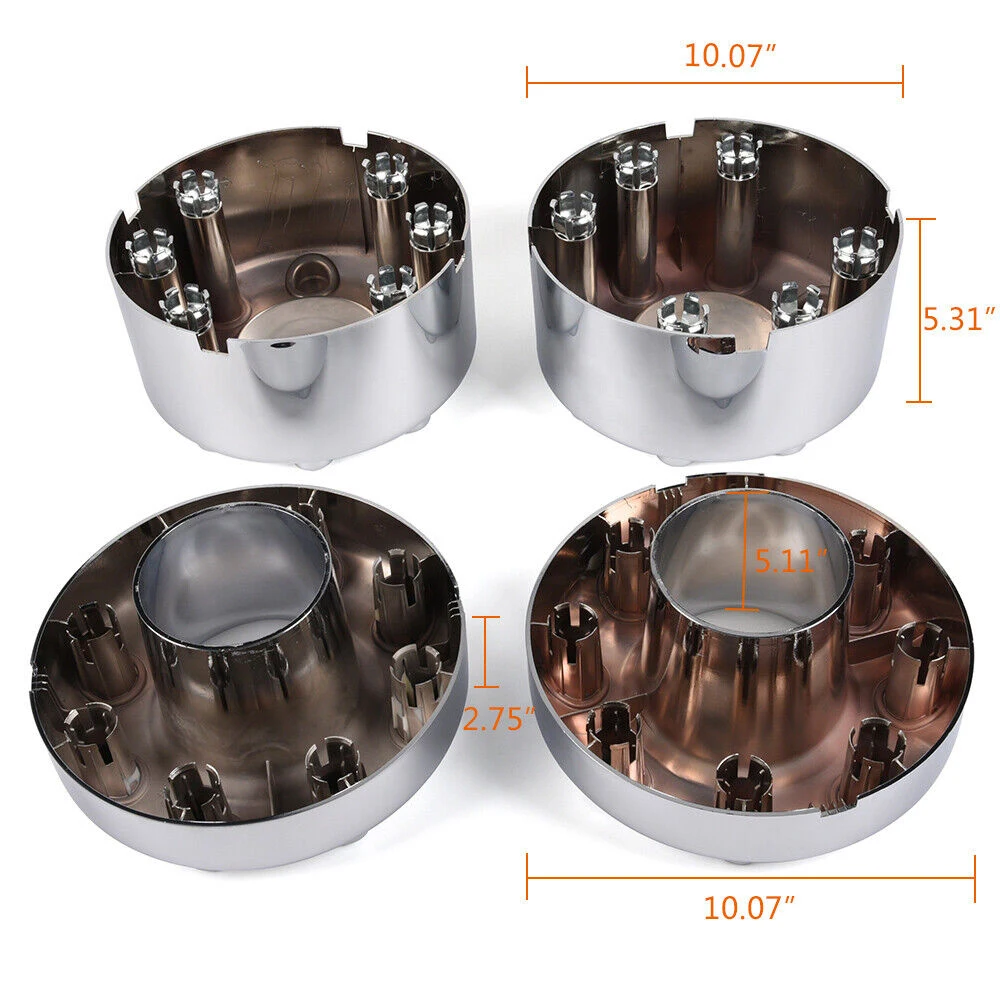 Колпачки ступицы колеса 4 шт. подходят для Ford F350 F-350 Dually 2005-2016 5C34-1A096 5C34-1A096-KD 5C34-1A096-ZD