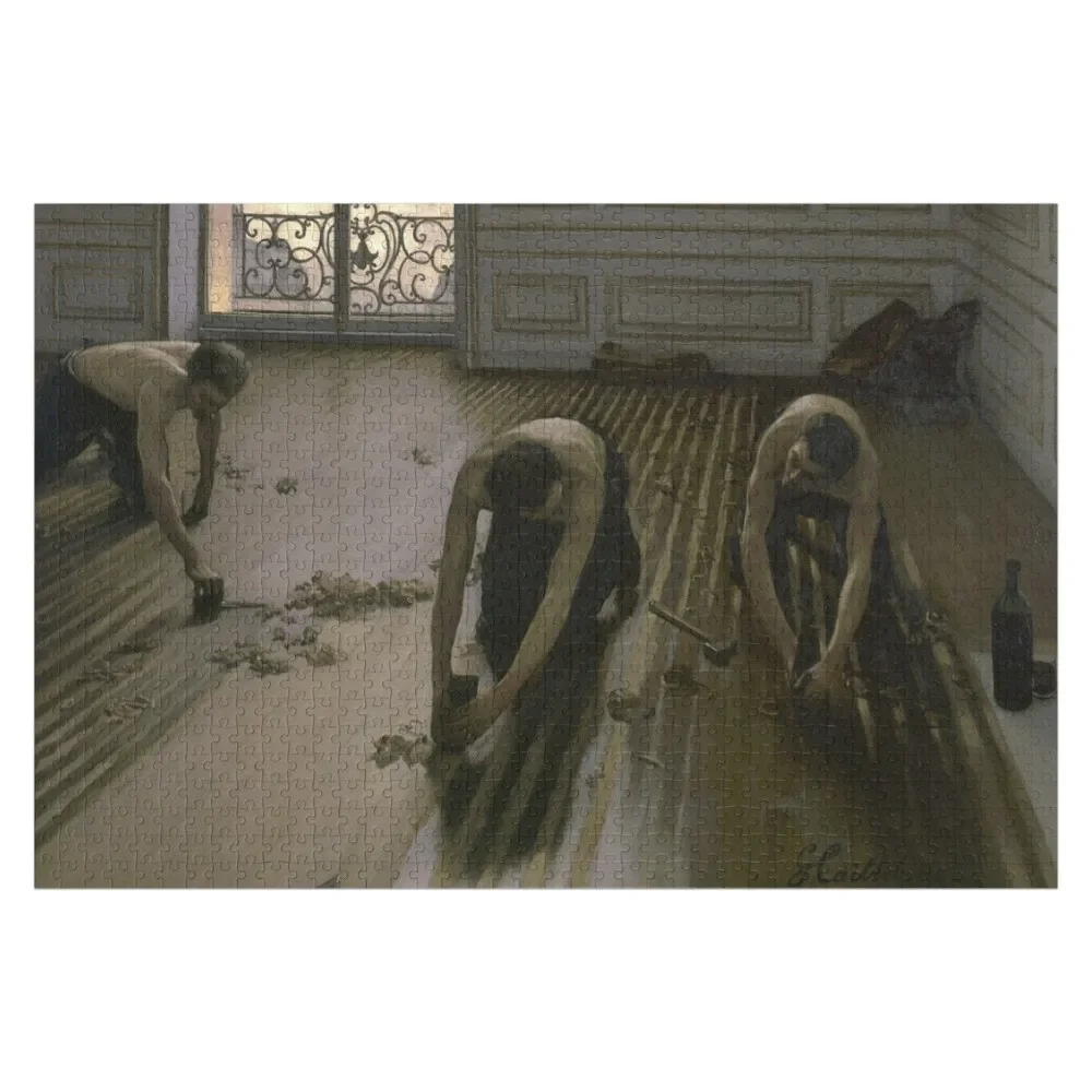 Скребки для пола (Les raboches de parquet) - Пазл Caillebotte Woods взрослых