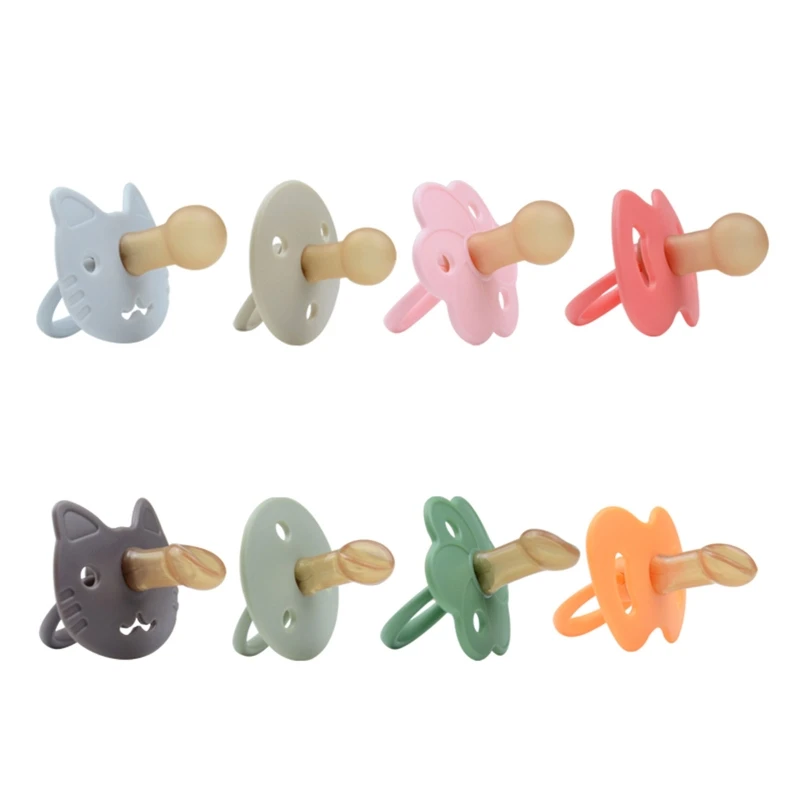 

Baby Silicone Pacifier Flower Dummy Pacifiers Bibs
