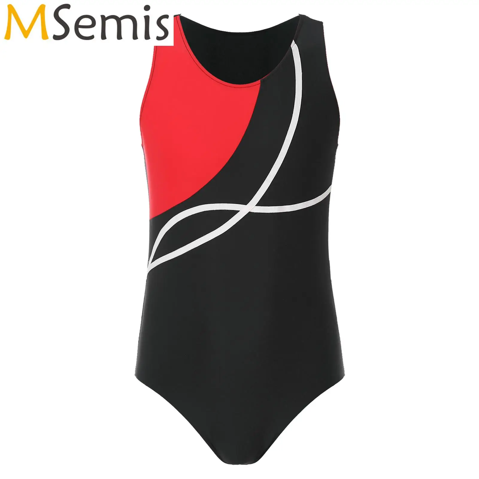 

Swimwear Mens Swimsuit Gymnastics Swimming Suit Wrestling Singlet Bodysuit Stretchy Sleeveless Leotard Beach Volleyball Fitness