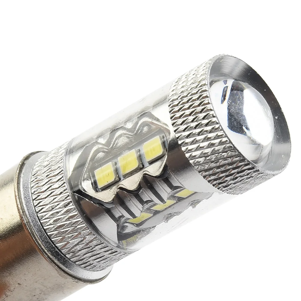 Fog Light Bulb 6000-6500K 80W Accessories BA20D H6 DC 12-24V DRL LED Headlight Motorcycle Bike Moped
