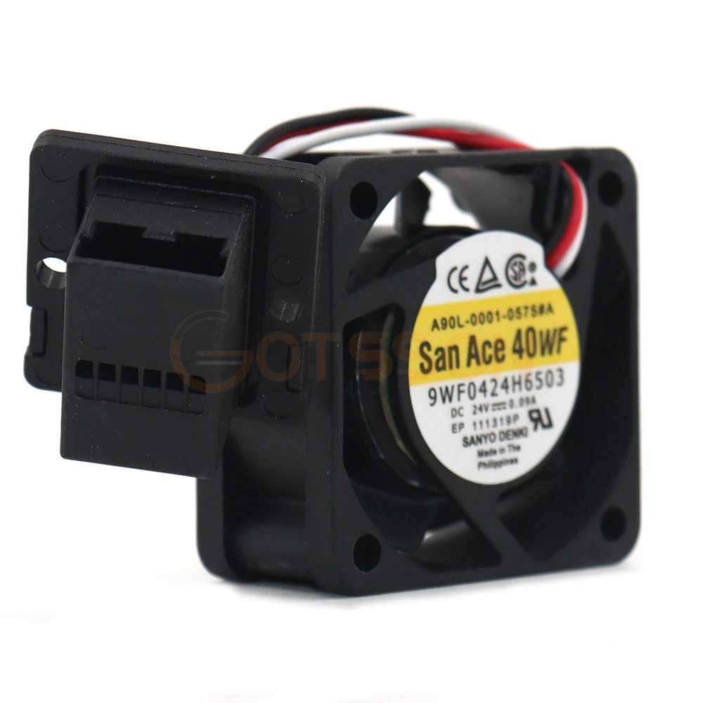 Фото Новинка, охлаждающий вентилятор Fanuc для SANYO 9WF0424H6503 A90L-0001-0575 # A 4020 40*40*20 мм DC24V 0.09A 4 см №3