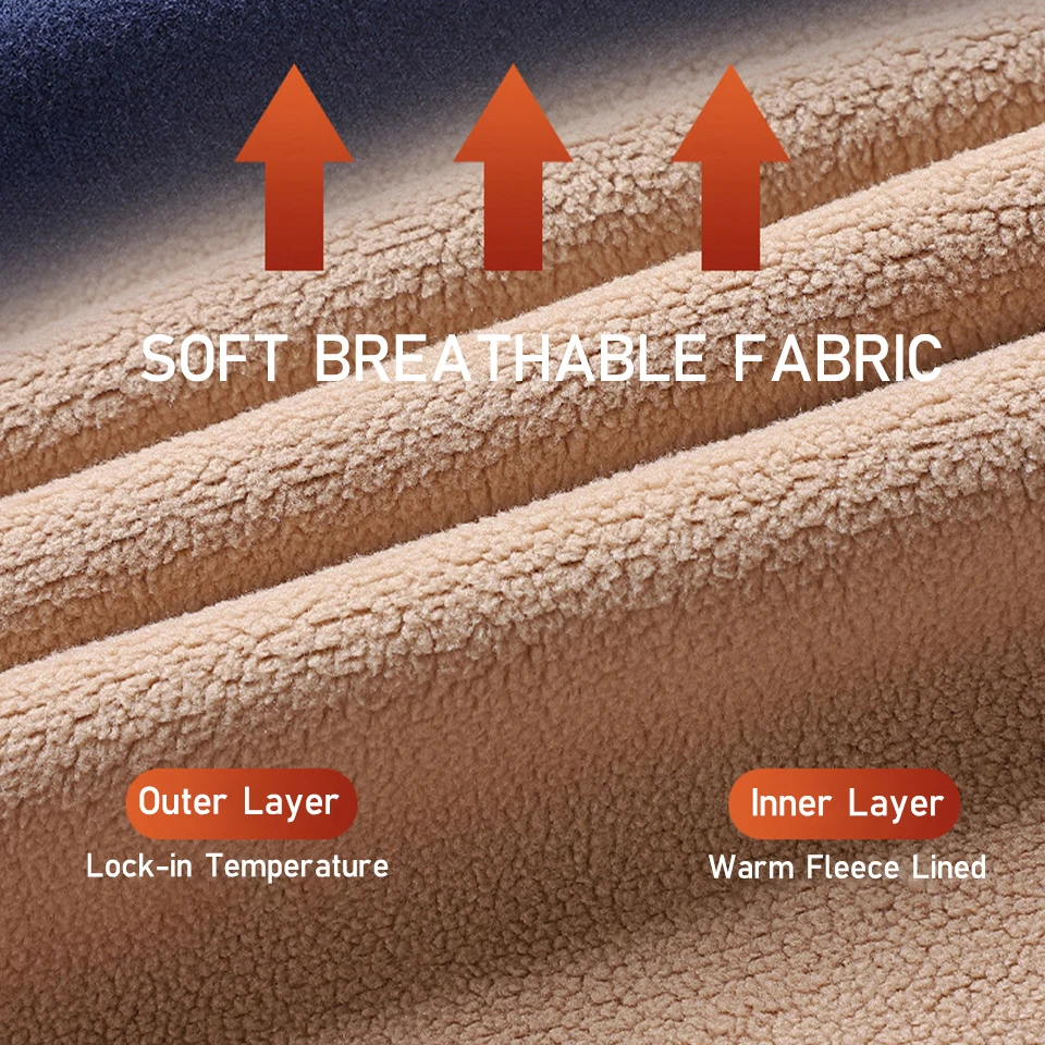 Женское и мужское бархатное толстое термобелье первый базовый слой длинные