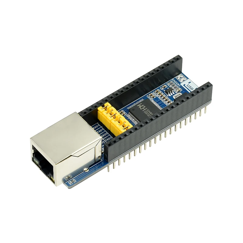 Модуль преобразователя Raspberry Pi Pico Ethernet-UART, 10/100 м