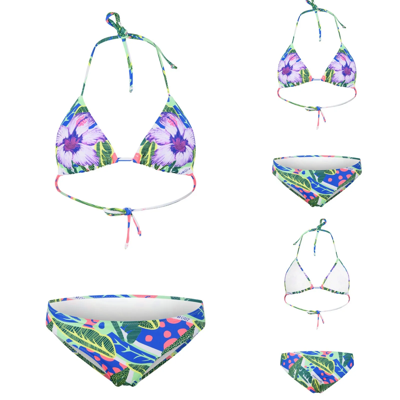 

Sexy Retro Sexy Split System Rope Backless Sexy Striped Swimsuit Swimsuit Women Female Women Beachwear Swimwear Bathing Suit