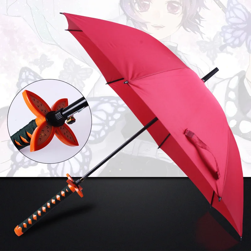 

Large Long Umbrella Strong Samurai Sword Rain Men Sun Umbrella Luxury Japanese Parasol Uv Protection Sombrinha Rain Gear GXR45XP