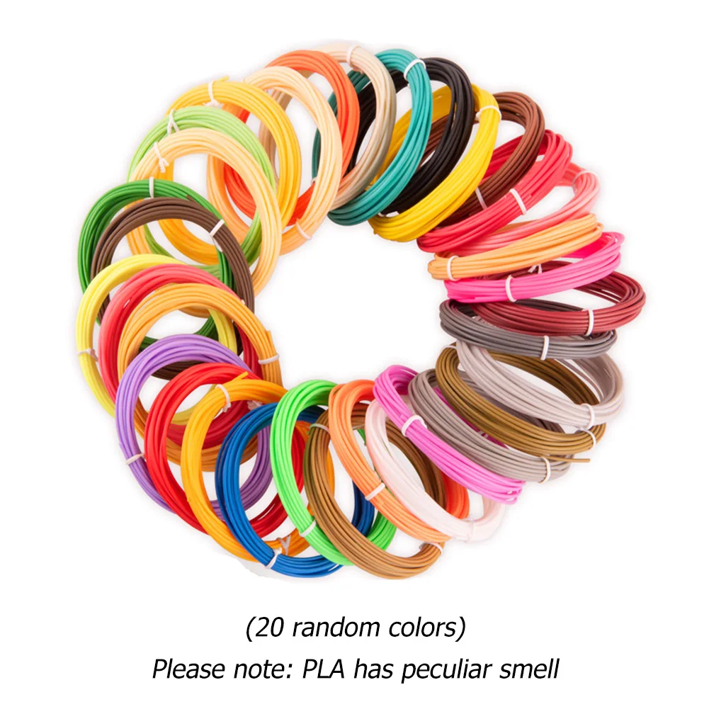

Professional PLA 3D Printer Pen Filament with Non-Toxic Smooth Printing Refills High-Precision Diameter Pencil Drawing Supplies