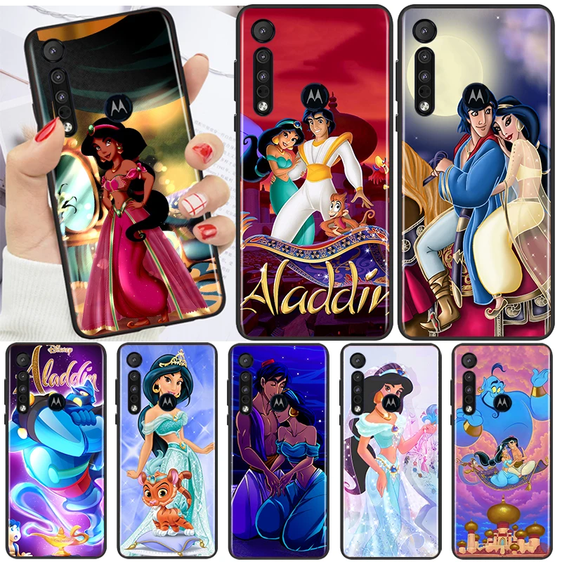 

Aladdin Disney Popular For Motorola Moto G60S G60 Edge 20 E20 E7i E6i E6S G9 G8 Plus G Power One Fusion Black Phone Case