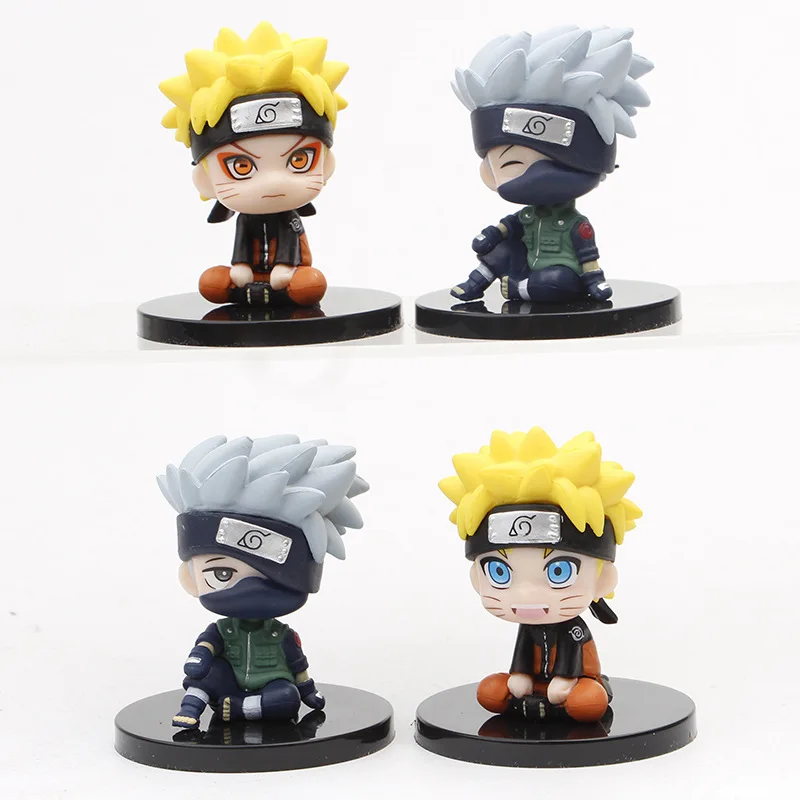 

Фигурки героев Аниме Наруто Nendoroid, 9 см, фигурка удзумаки Наруто Какаси, экшн-фигурка Q Version, ПВХ декоративная коллекционная игрушка для мальчиков