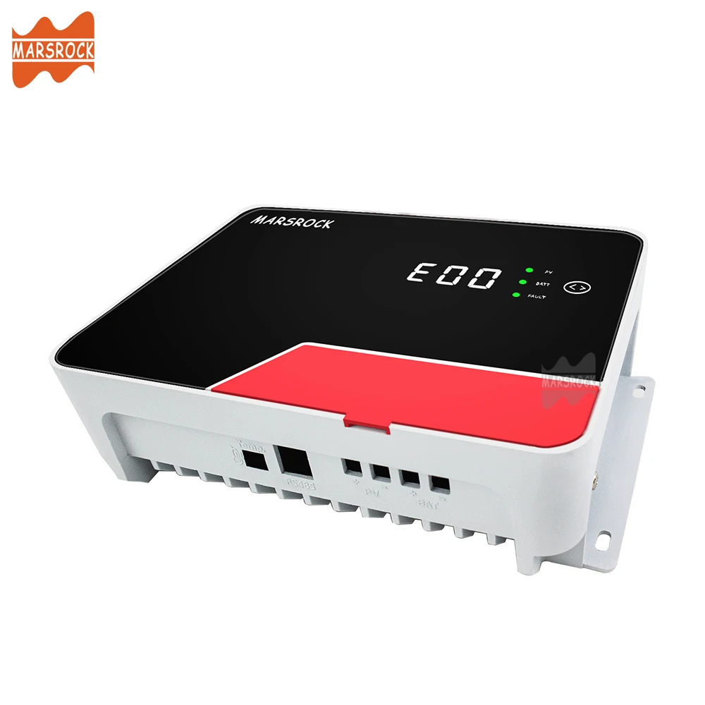 

20A 30A 40A MPPT Solar Charge Controller 12V 24V Auto Touch Screen Filled Heat Dissipation Glue RS485 Bluetooth APP