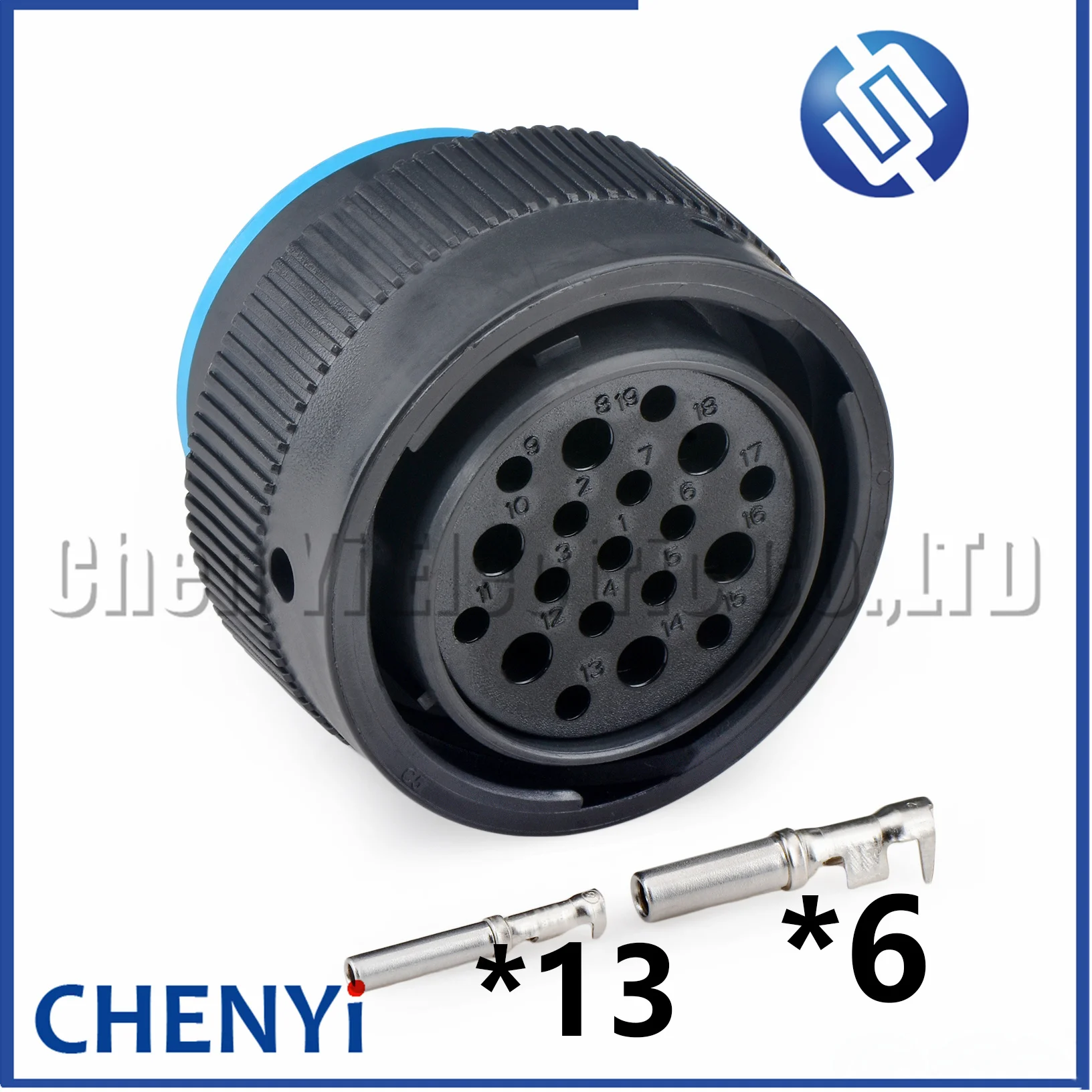 

19-контактный автомобильный водонепроницаемый разъем для Deutsch, оригинальная серия HDP, вилка жгута проводов HDP26-24-19SE HDP24-24-19PE с контактами