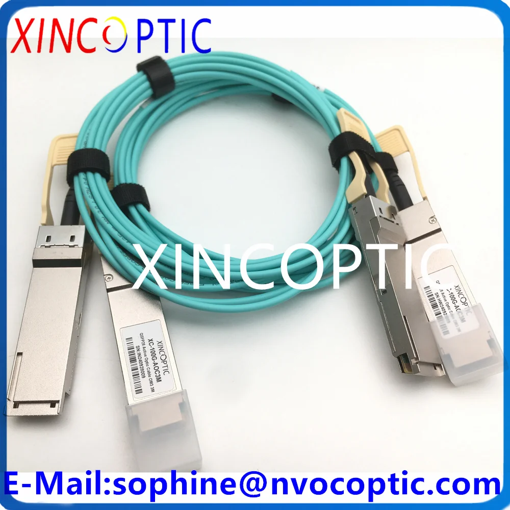 2 шт. XINCOPTIC XC-100G-AOC 100G QSFP28 OM3 3M AOC Волоконно-оптический активный кабель совместимый
