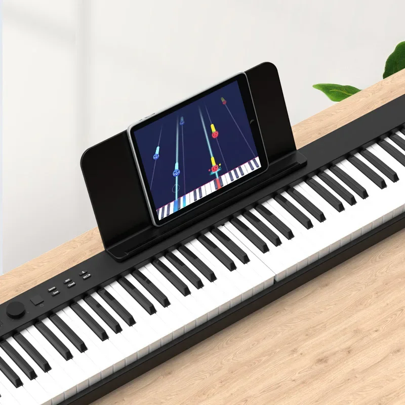 PJ88C Portable 88-Button Smart Folding Piano Electronic Home Professional Musical Instrument