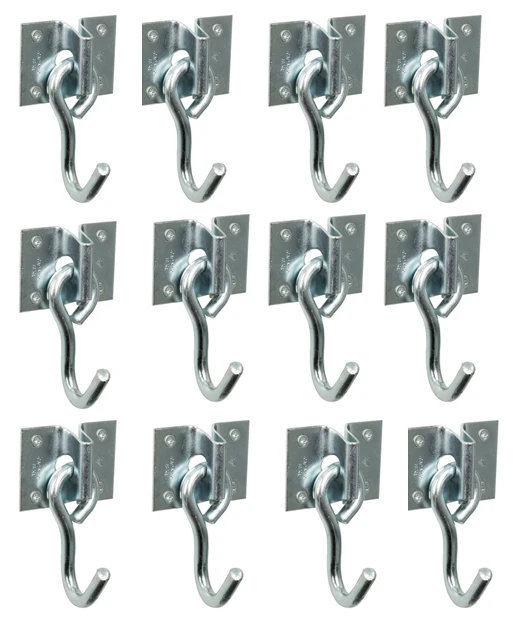 

12 pieces Steel Net Hook 22 for Screw Plate