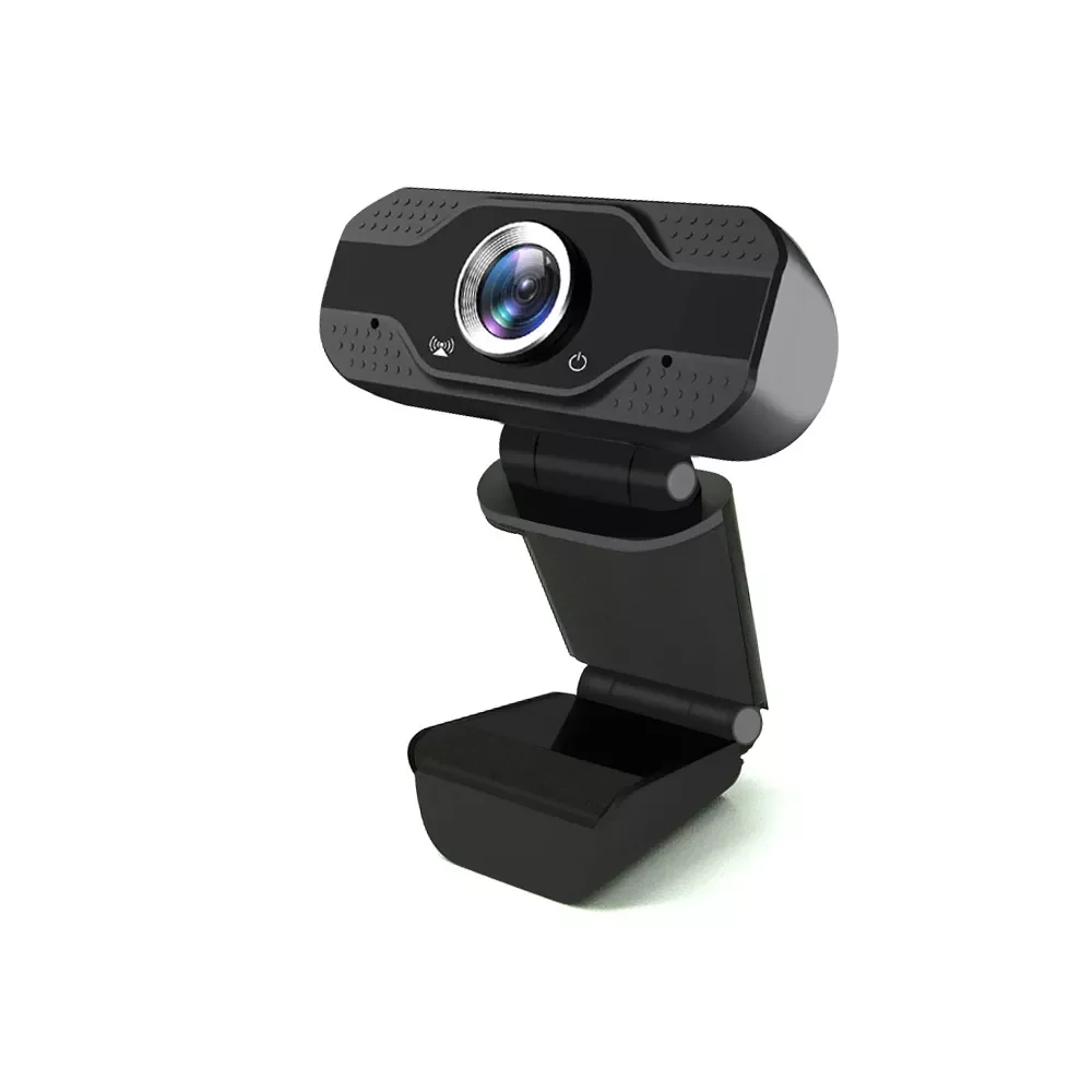 

FHD 1080P Webcam with Microphone Wide-Angle for Desktop Laptop Computer Web Camera USB Plug and Play with Cover