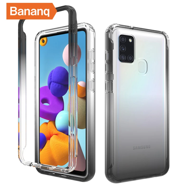 

Bananq for SAMSUNG A21S Antishock Transparent Case Gel Tpu Clear Cover for Samsung Galaxy A21 S