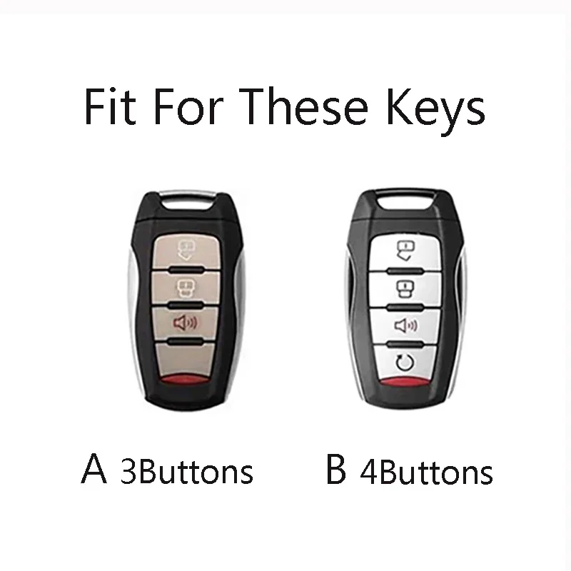 Чехол для автомобильного ключа из цинкового сплава чехол GWM P Series пикапа Great Wall POER