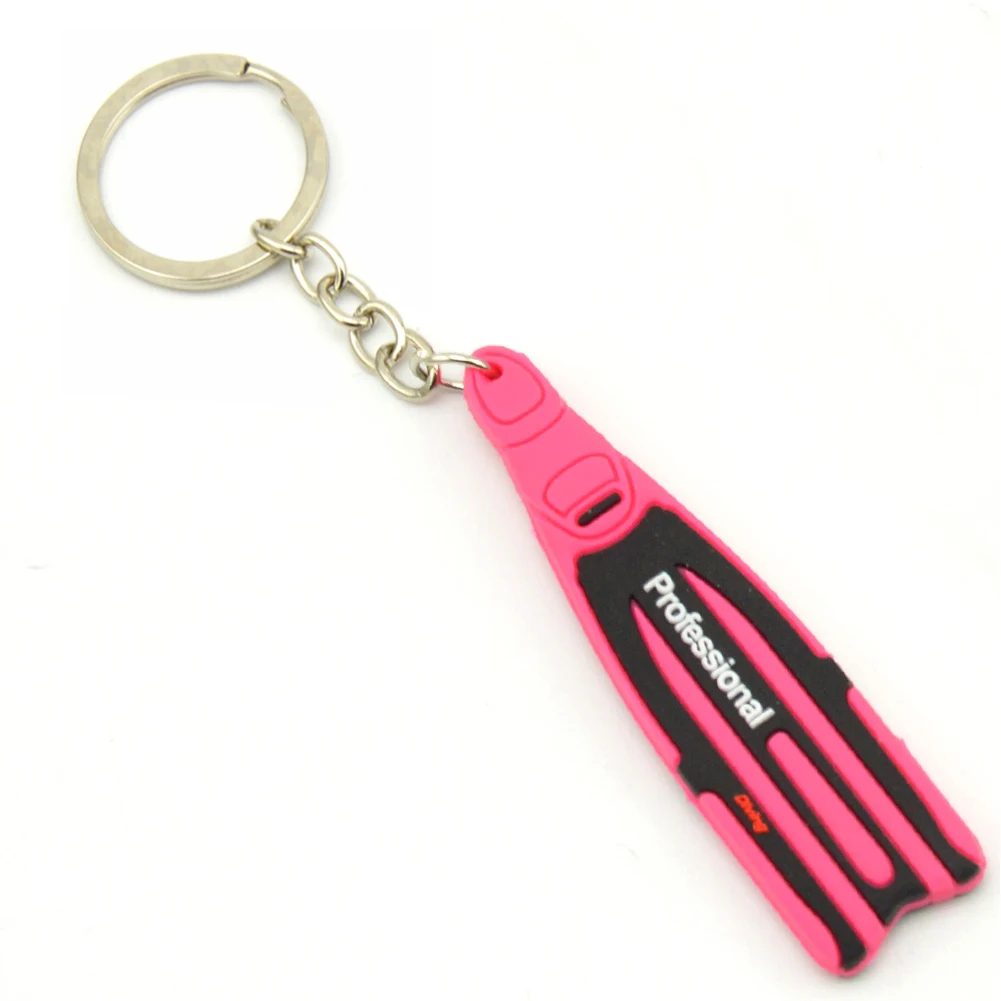 

5 COLOR Scuba Diving Fin Key Chain KeyChain Flipper Keyring Diver Diving Gift For Diving Lovers Fans And Enthusiasts
