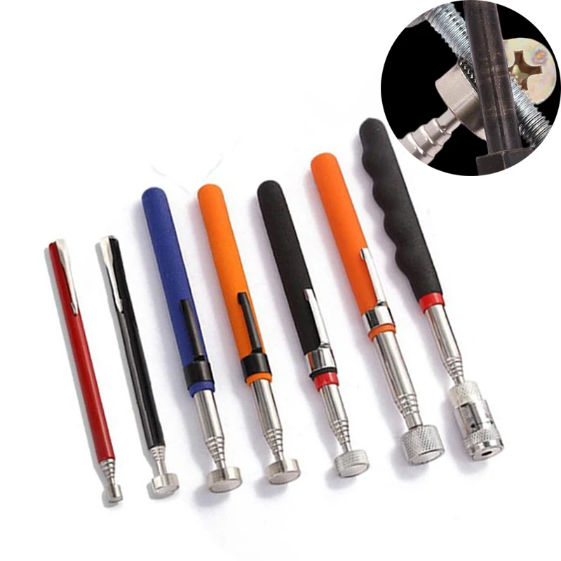 

2/5/8LB Telescopic Magnetic Pen Metalworking Handy Tool Magnet Capacity for Picking Up Nut Bolt Adjustable Pick Up Hand Tools