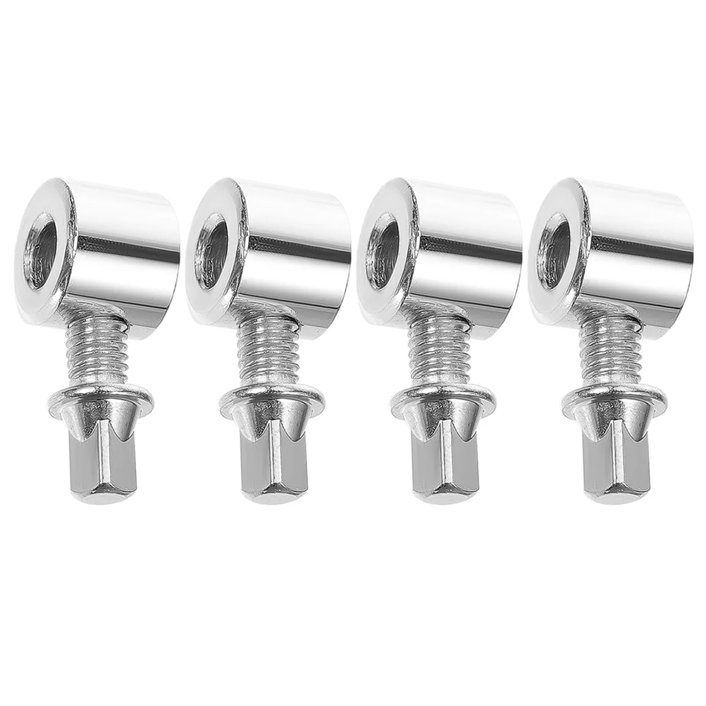 

4 Pcs Percussion Instrument Hammer Component Metal Instrument Supplies Metal Foot Supplies