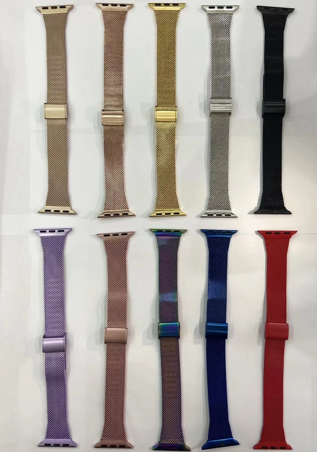 

Тонкий ремешок для часов Apple Watch 7 6 SE 42 мм 44 мм, металлический браслет-петля для наручных часов iWatch Series 38 мм 40 мм, 031