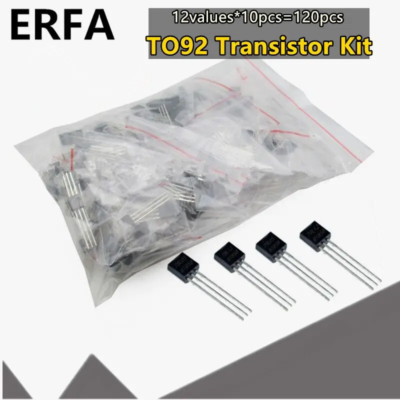 

TO-92 12 значений * 10 шт. = 120 шт. TL431 78L05 78L09 78L15 2N7000 2N2222 2N5401 2N5551 C945 MJE13003 MJE13001 2SD882 TO92 транзистор