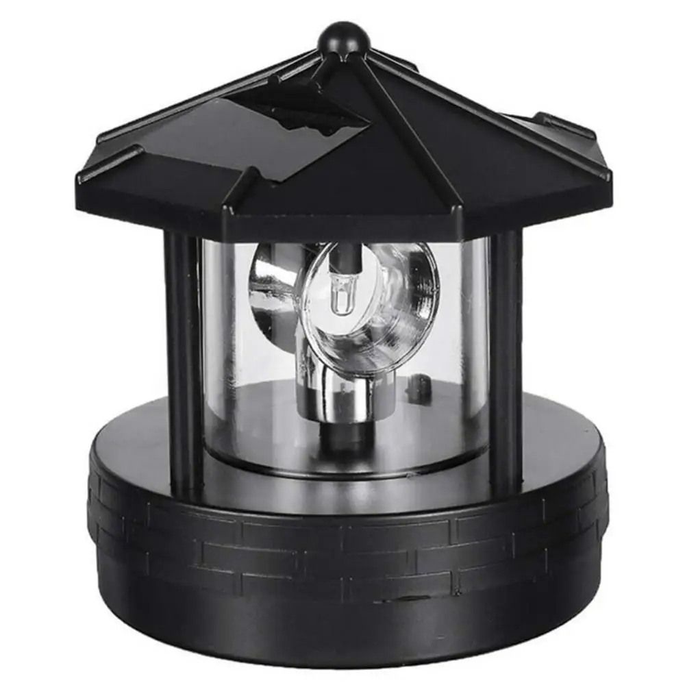 

Outdoor Solar Lawn Lighthouse Lamp Waterproof Garden Rotating Lights For Garden Balcony Yard Villa Patio Landscape Solar Lamps