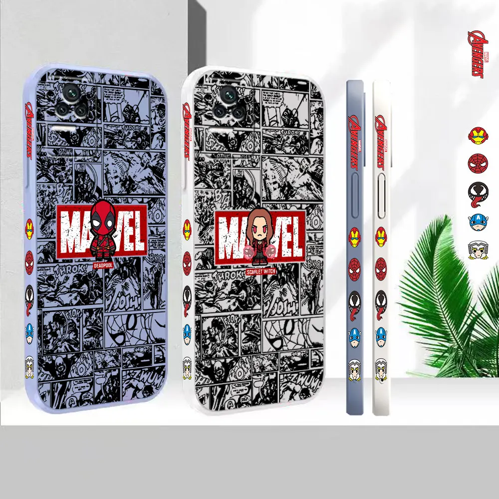 

Comics Logo Deadpool Scarlet Witch Case For Redmi K60E K60 K50 K40S K40 K30 K20 12C 10C 9A 9 8A 8 10X 10A 10 9AT 9C Pro 5G Cover
