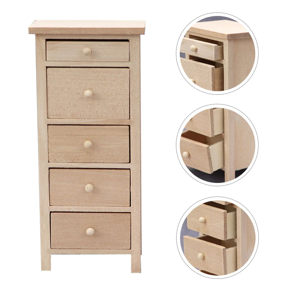 

1 шт., Деревянный Мини-комод для детей
