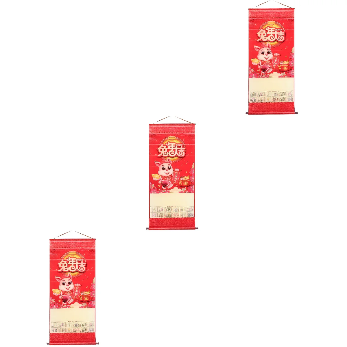 

3x Household Hanging Wall Resistant Hanging Calendar Monthly Calendar Wall Calendar for Office Daily