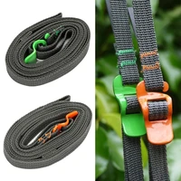 adjustable multi purpose outdoor metal hook binding belt backpack strap storage belt strapping cord