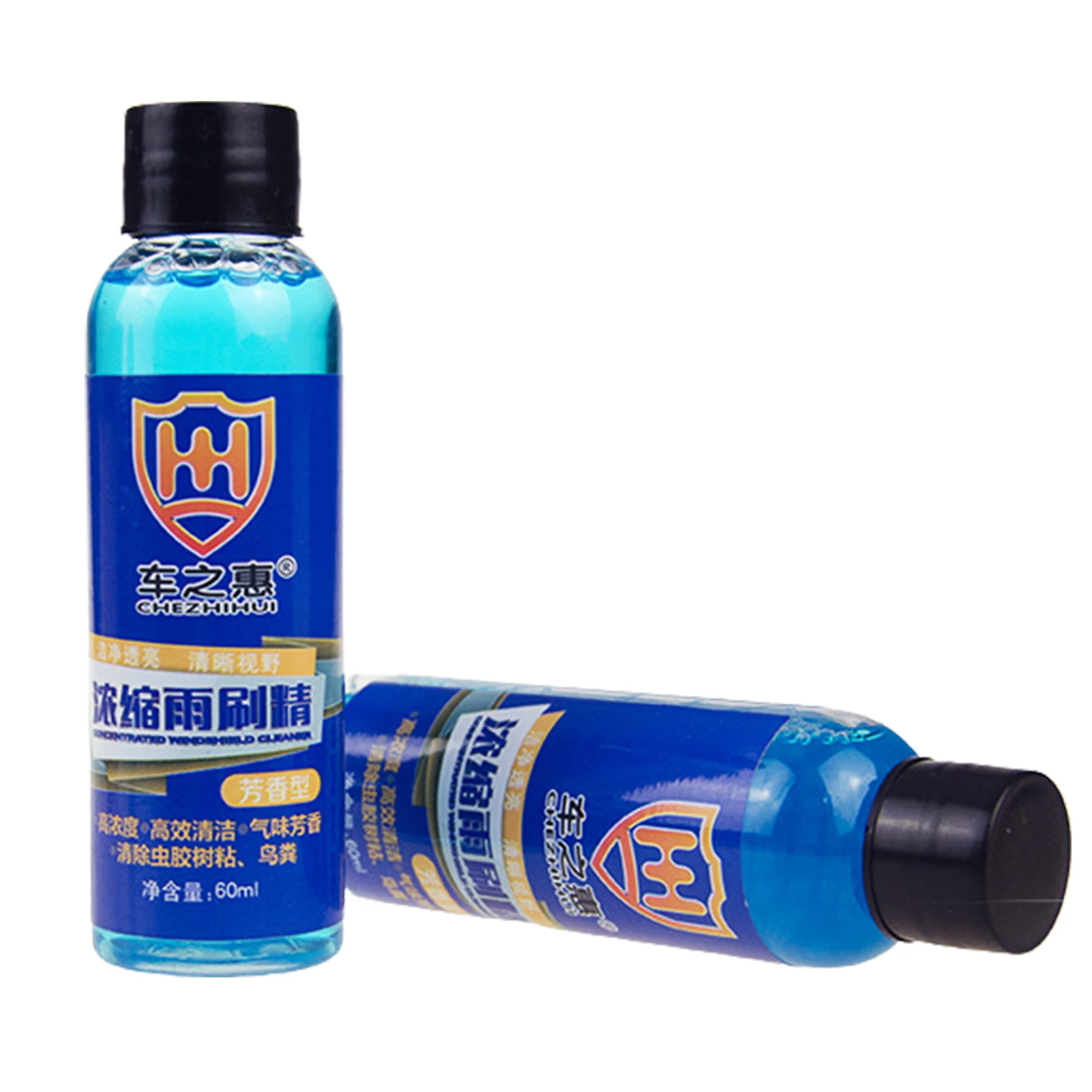 

Car Glass Cleaning Liquid 60ML High Concentration Wiper Essence Long-Lasting Windshield Washer Obvious Decontamination Effect