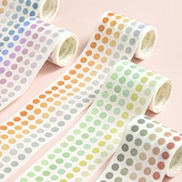 morandi dots masking washi tape round colorful decorative adhesive tapes decora scrapbooking sticker label stationery