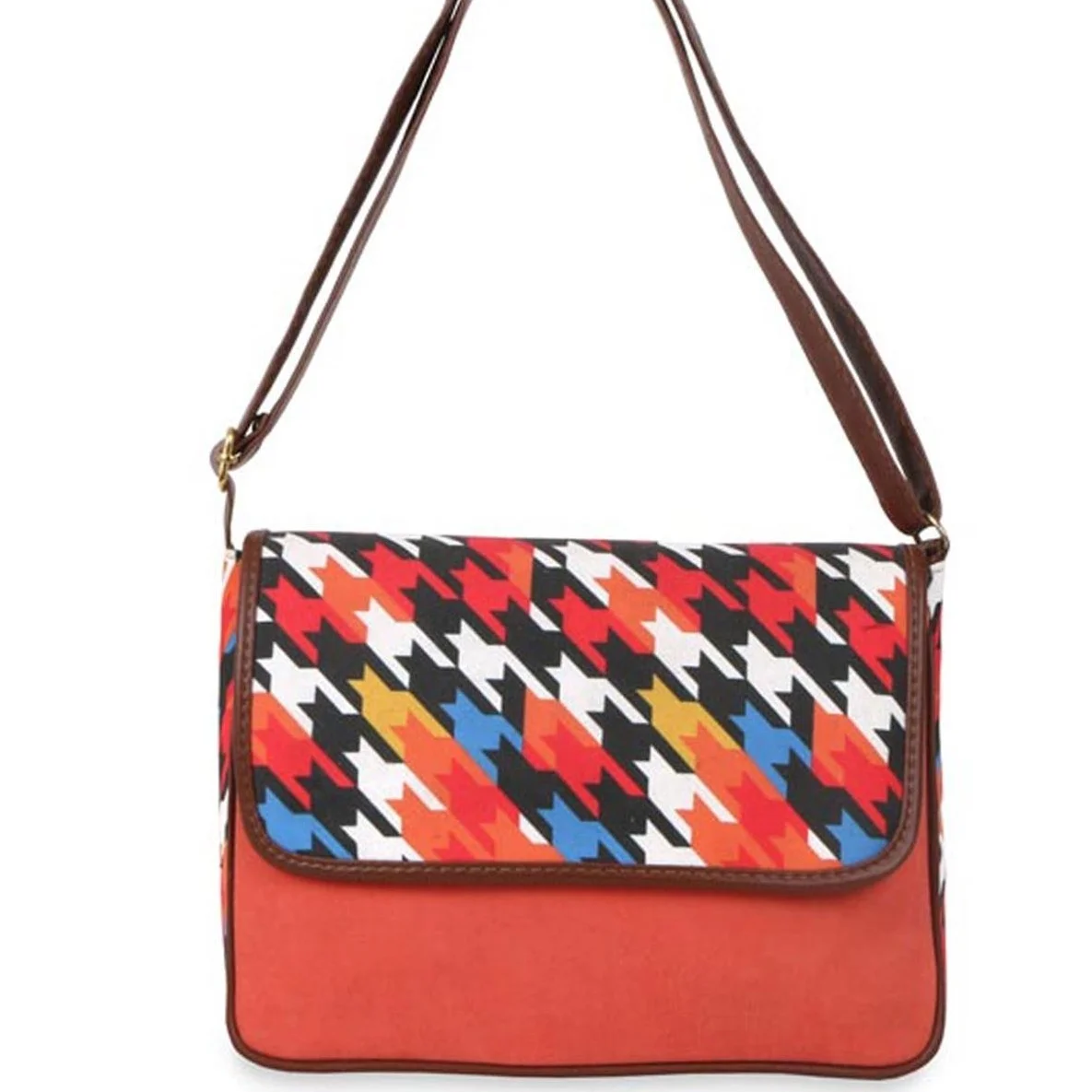 

Tonar Crow's feet Pattern Orange Women 'S Messenger Bag New Season Trend Fashion