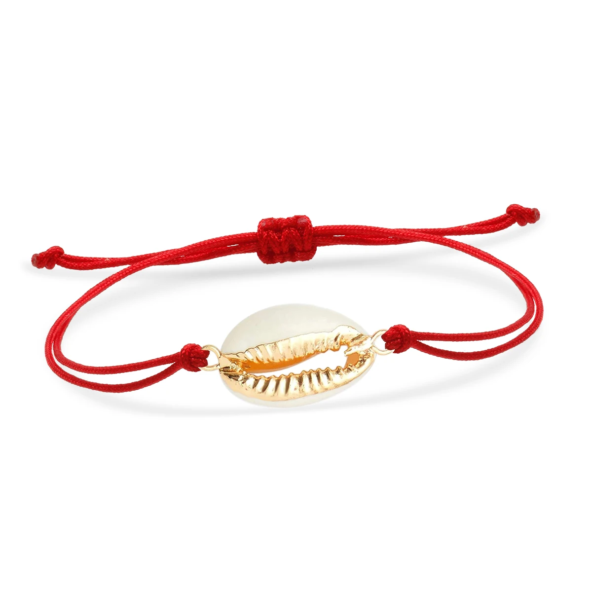 Белый Шарм-браслет Cowrie из ракушек женский новый модный летний пляжный браслет
