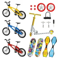 Mini Fingerboard Finger-Skateboard  Bmx Bike Toy for Children Kid Skate Boards Scooter FSB Fun Novelty Bicycle Gift Random Color