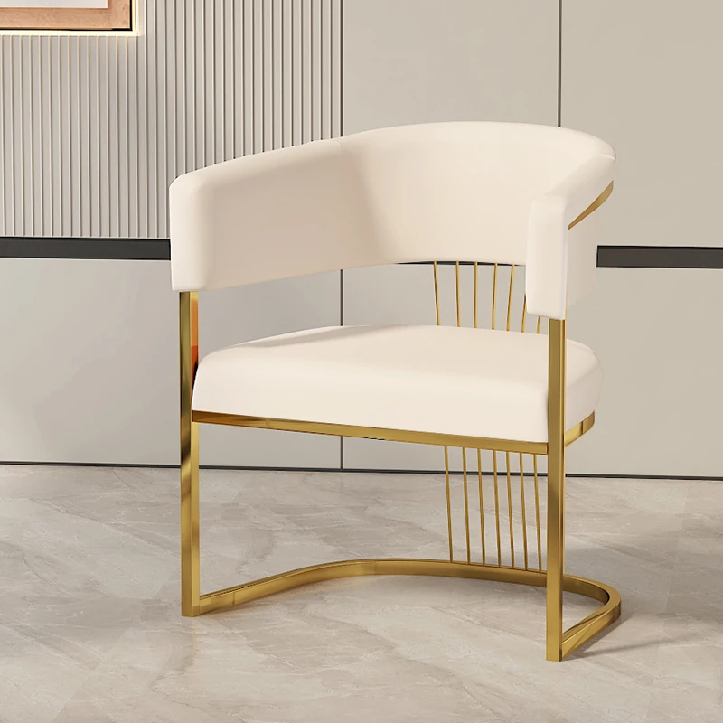 

Nordic Ergonomic Chairs Living Room Luxury Individual Dining Room Armchair Design Salon Silla Nordica Room Furniture MQ50KT