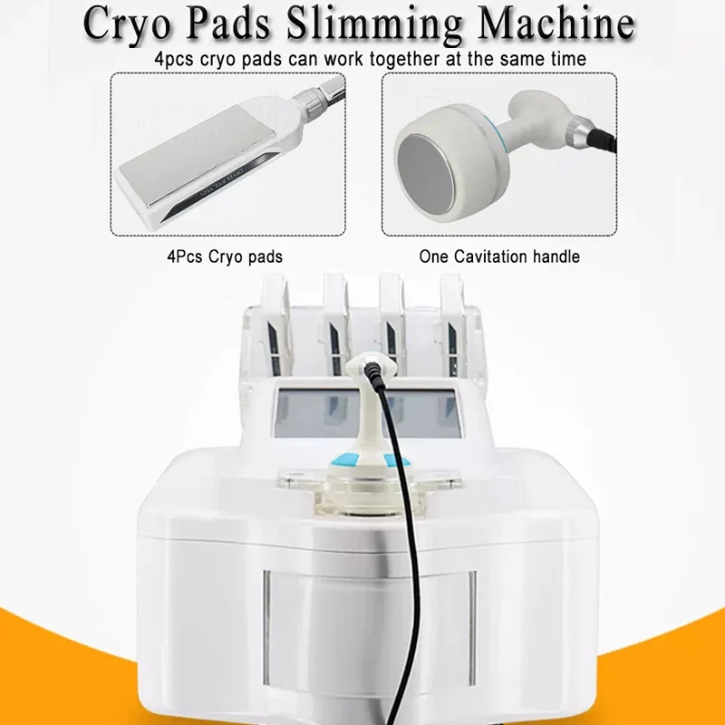 

Portable Fat Reduce Freezing Body Slimming Beauty Machine With Fat Freezing Pads + 40K Cavitation Fat Freezing Machine
