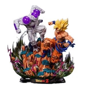 60Cm Mrc Ars Gk Jiren Vs Vegeta Son Goku Dragon Ball Super Action Figure  Limited Edition Luminous Statue Ornaments Model Toy - AliExpress