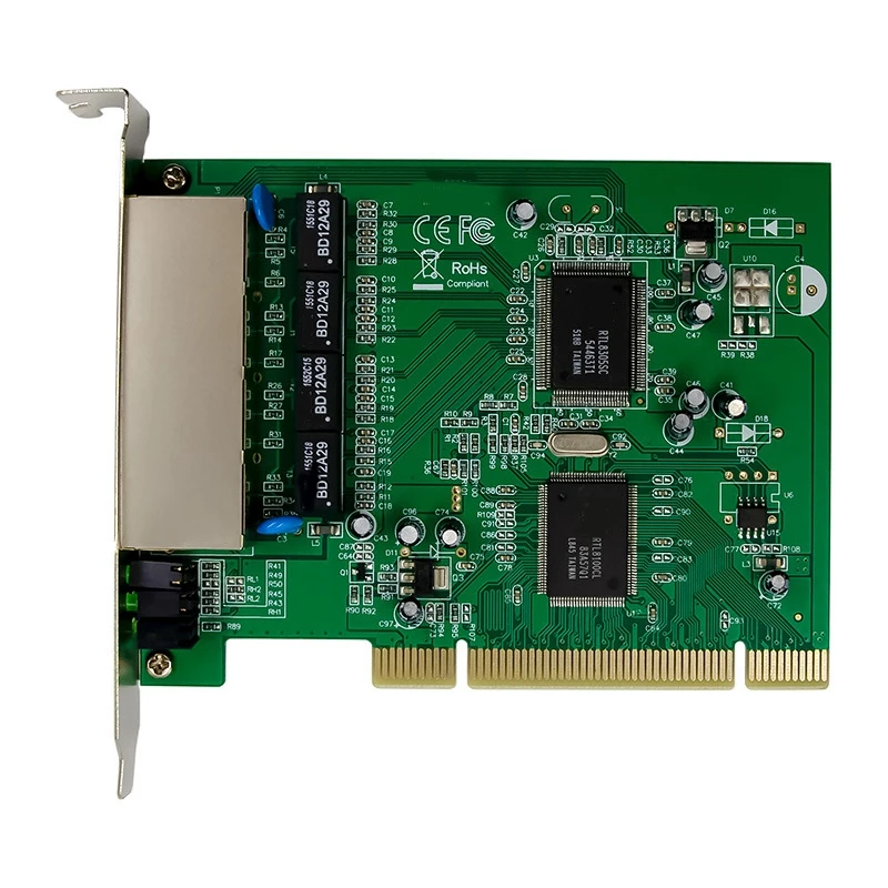 PCI Fast Ethernet 10/100 Мбит/с RTL8305SC + RTL8100CL Чипсет Четырехпортовый сетевой коммутатор RJ45