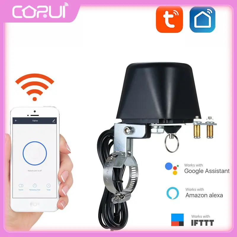 

Smart Tuya Zigbee Gas Valve Zigbee Water Valve Countdown Timer Automation Skits Smart House Water Gas Leakage Assistant Wifi