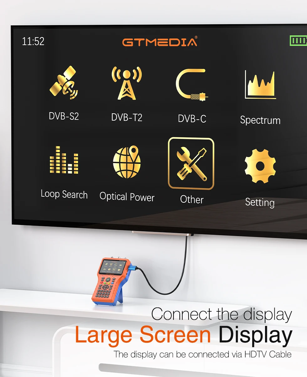 Новинка спутниковый искатель GTMEDIA V8 FInder Pro устройство для поиска