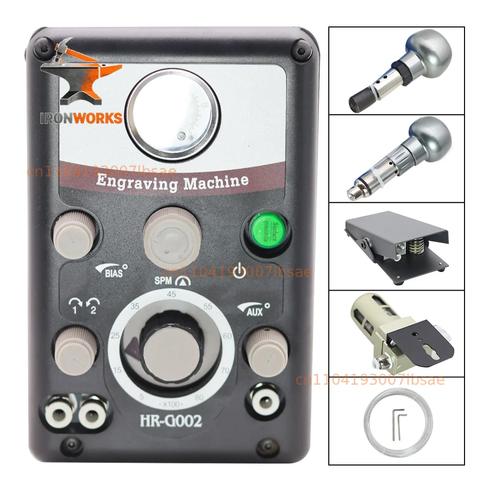 Фото Инструменты для ручной гравировки и закрепки камней GraverMax G8, пневматический гравер с быстрой настройкой для изготовления ювелирных изделий. №1