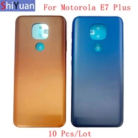 10pcslot battery cover back rear door housing case for motorola e7 e7 plus back battery cover replacement parts