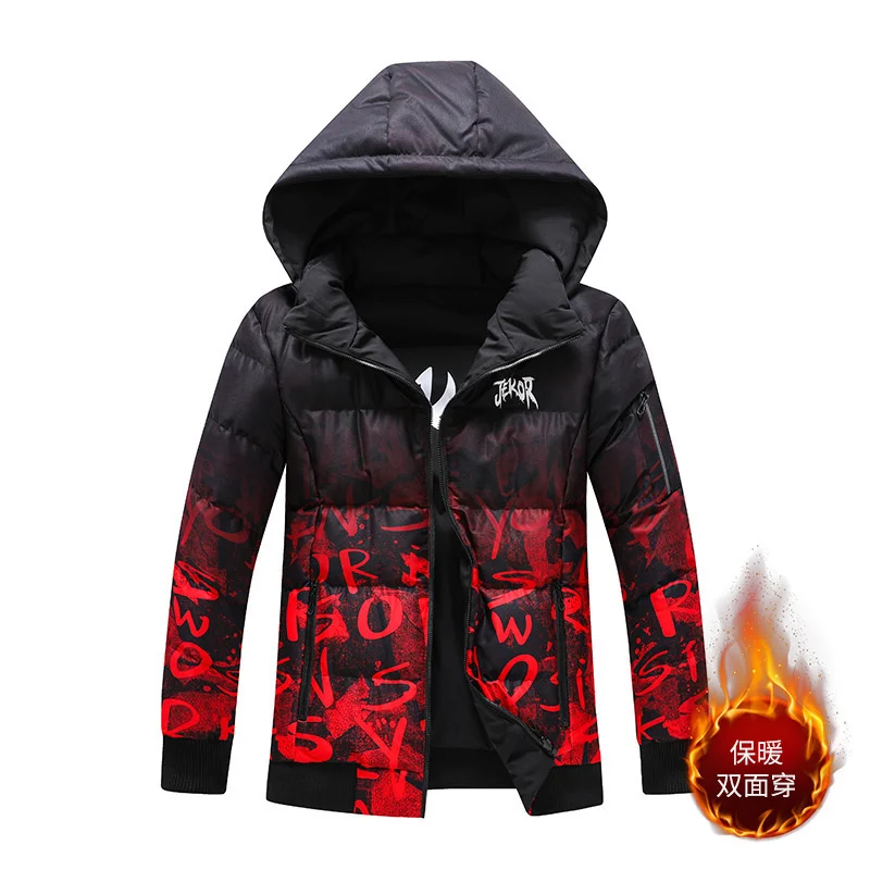 

Winter Jacket Men Casual Parkas Thicken Hooded Coat Camo Hip Hop Streetwear Mens Fashion Loose Padded Jackets Clothing