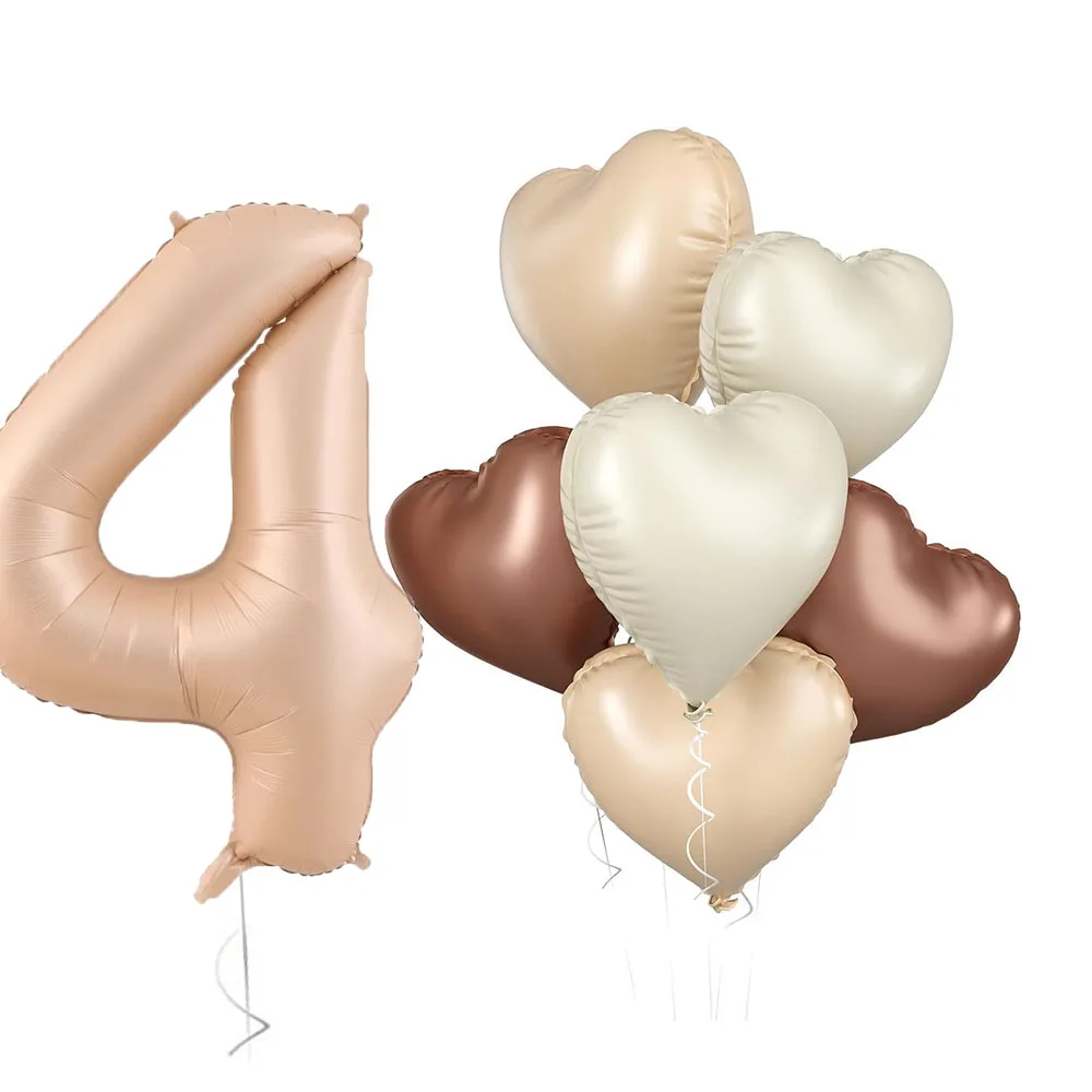 

Набор из 7 надувных шаров в форме сердца 40 дюймов