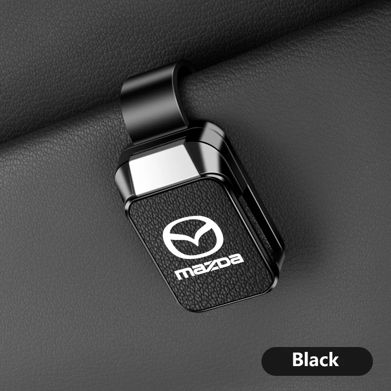 

Для Mazda Axela 3 6 CX-5 CX7 CX-9 CX-30 RX-8 MX-5 Atenza салон автомобиля, держатель для солнцезащитных очков, чехол для очков, зажим для очков