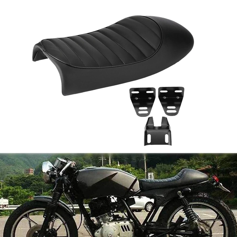 

Мотоциклетное седло Cafe Racer для Suzuki GS Yamaha XJ Honda CG125 CB350